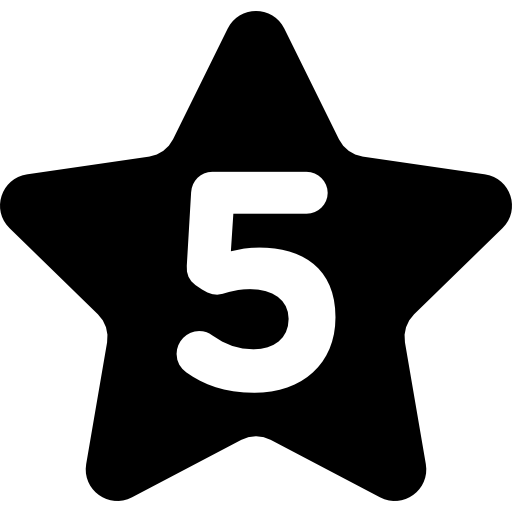 Star with Number Five